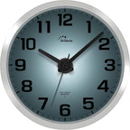 WallarGe Night Light Wall Clock for Bedroom - Silent Lighted up Wall Clock Glow in The Dark, Battery Operated Wall Clocks for Living Room/Kitchen, Easy to Read Large Digital Display, 12 Inch