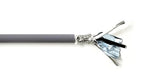 KWANGIL 2C 14AWG AMESB Shielded Cable Wire (UL2464) - Flexible Str TC, PVC Ins, OS+Drain+TC BRD, PVC JKT for CNC Machine, Stepper Motor, VFD Spindle (Gray 50FT)