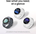 Samsung Galaxy Watch 8 (2025) 40mm LTE Smartwatch, Cushion Design, Fitness Tracker, Sleep Coaching, Running Coach, Energy Score, Heart Rate Tracking, Silver [US Version, 2 Yr Warranty]