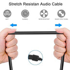 Jozzai 6.35mm Dual TRS to XLR Female Cable for Microphone, Mixer, Amplifier, 3.3 FT, Dual1/4 TRS Male to XLR Audio Cable, Y Splitter Patch Cord, 3-PinXLR to Dual 1/4 Converter Adapter Cable