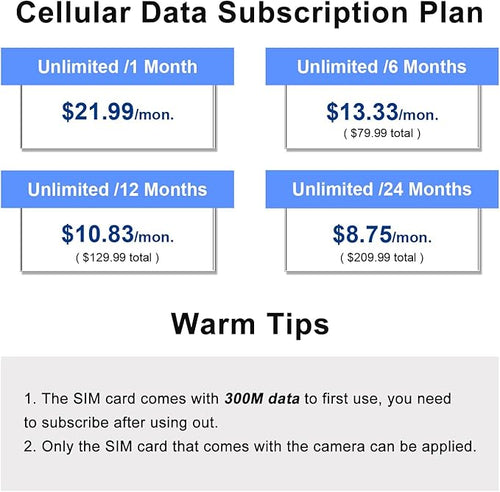 4G LTE Cellular Security Camera Wireless Outdoor，No Wifi Solar Powered Outside Camera , 2K Color Night Vision, PIR Motion Sensor, 360° Live View, 2-Way Audio, SIM Card $ SD Card Included, Free Trial