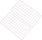 PATIKIL 24"x12" Wire Grid Panel, 2 Pack Board Photo Pictures Memo Display Grid Panels Hanging Organizer Wall Decorative Panel for Home Office Wedding, Pink