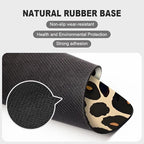 Into The Wild Leopard Print Case Square Mouse pad, Texture, Waterproof, Anti Slip Rubber Base, Computer Mouse pad, Laptop Mouse pad