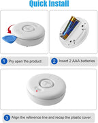 5 Pack Water Leak Alarm Detector, 120dB Loud Alert Water Sensor, IP66 Waterproof, Sensitive Leak and Drip Alert, Easy Installation for Home, Basement Flood Prevention, Bathroom, Sink, Laundry