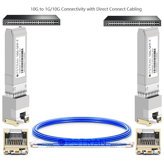 OPSTRAN 10GBASE-T SFP+ to RJ45 Copper Transceiver Module Compatible with Brocade 10G-SFPP-T 30m RJ45 Cat6a/7