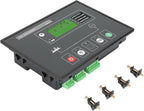Generator Electronic Controller Module Control Panel with 132 x 64 Pixel LCD Display Compatible with DSE5110, Features Maintenance Cycle Reminders and Remote Network Monitoring