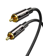 VIOY Coaxial Digital Audio Cable (20 FT), Subwoofer Cable RCA Male to Male HiFi 5.1 SPDIF Stereo Coaxial Audio Cable for Home Theater, HDTV, Amplifier Speaker Soundbar