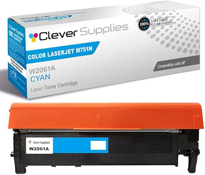 CS Replacement Compatible with HP M751N Toner Cartridge W2001A to use with M751DN (Cyan, 1-Pack)