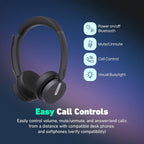 Yealink HA64 Pro Wireless DECT & Bluetooth Headset with Touch Screen for Office, Home, Desk Phone, Computer, Smartphone (Single Speaker)
