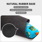 Underwater World of The Ocean Square Mouse pad, Texture, Waterproof, Anti Slip Rubber Base, Computer Mouse pad, Laptop Mouse pad