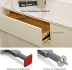 Double Magnetic Push Latch, 10 Pack Heavy Duty Touch Latch Hardware for Cabinet Drawer Wardrobe Kitchen Door