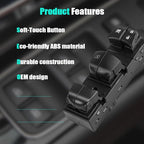 Master Power Door Lock Window Control Switch for Nissan Altima Sentra Rogue Leaf 2013-2018, for Tiida Sylphy 12-16, for Nissan Juke 12-17, Driver Side Window Controller Switch 25401-3TA5A