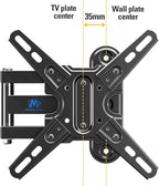 Mounting Dream UL Listed TV Mount Swivel and Tilt for Most 13-42 Inch TVs, Full Motion TV Wall Mount Bracket with Articulating Arm, Max VESA 200x200mm, Loading 50 lbs, MD2465