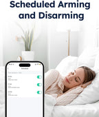 WiFi Door Alarm System, Wireless DIY Smart Home Security System, with Phone APP Alert, 8 Pieces-Kit (Alarm Siren, Door Window Sensor, Remote), Work with Alexa, for House, Apartment, by tolviviov