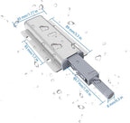 15 Pack Push to Open Cabinet Hardware, Touch Latches for Cabinet Doors, Magnetic Cabinets Latch, Magnetic Push Latches for Cabinets to Open Latch，Silver
