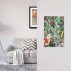 Bvtewkhz William Morris Flower No Device Single Blank Wall Plate Cover Decorative Light Switch Covers Electrical Faceplate Switch Plates for Bathroom Kitchen Home