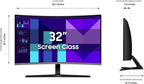 Samsung 32-inch S3 (S39GD) FHD 100Hz Curved Monitor, Game Mode, Eye Saver Mode, Multiple Connectivity with HDMI Port, Built-in Speakers, LS32D39DGANXZA, 2025