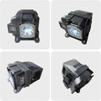 SORNEICDR ELP LP87 Replacement Projector Lamp Bulb Compatible With Epson BrightLink 536Wi PowerLite 520 525W 530 535W, With Housing