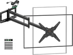 48'' Extension Extra Long Arm TV Wall Mount with Power Outlet, Rotating TV Wall Mount 180° Full Motion Heavy Duty for 26''-65'' Screens, VESA 400x400mm, Load 110 lbs, 16''Wood Stud/Concrete/Brick Wall