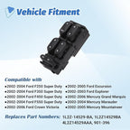 AiYiGu Power Window Switch Control Button Compatible with Ford F250 F350 F450 F550 Explorer Excursion Crown Victoria, Mercury Grand Marquis Marauder Mountaineer 2002-2006 Replace 1L2Z14529BA