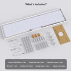 AIKVSXER 30 Pack 1x4 LED Flat Panel Light, 50W 5500LM Surface Mount Ceiling Fixture, 3CCT (3000K/4000K/5000K), Ultra-Thin 48In, 10-100% Triac Dimmable for Kitchen, Garage, Office, Basement