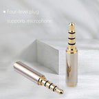 Mizi [2 Pack 3.5mm Male to 2.5mm Female Stereo Audio Adapter Headset Converter Connector for Smartphones, Headphone, Mic, Tablets - Silver