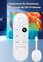 New Voice Remote for Google Chromecast 4k Snow TV, G9N9N Replacement Remote Control for Google TV, GA01920-US, GA01409-US, GA01923-US, GA01919-US