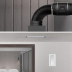 AC Infinity CLOUDWAY Whole House EC Fan S12, 1600 CFM with Remote 10-Speed Wireless Fan Controller, 12” Ceiling Mount House Attic Vent, Exhaust Home Ventilation System
