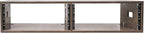 Sound Town DIY 2 x 4U Studio Rack with Baltic Birch Plywood, Weathered Brown for Recording Room, Home Studio (SDRK-D4B)