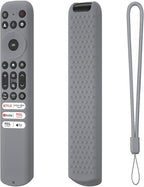 Hi Color Silicone Cover for TCL RC813 FMB1/RC923/RC902V Remote Protective Case Sleeve for TCL Smart TV Remote RC813 FMB1 Case Cover(Grey)