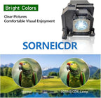 SORNEICDR EL PLP91 Replacement Projector Lamp Bulb Compatible with Epson BrightLink 695Wi EB-695Wi EB-685W EB-685WS 685Wi PowerLite 680 685W 685Wi EB-680 EB-680S Projectors