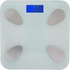 Advanced Smart Body Fat Scale Bluetooth Weight Scale with High Precision Sensors Digital Body Composition Analyzer BMI Measurement for Home Gym Fitness Tracking ABS Material