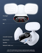 REOLINK Elite Pro Floodlight PoE, 16MP Dual Lens PoE Security Camera with 180° View, Local AI Video Search, Full Color & Infrared Night Vision, Smart Detection, 24/7 Recording with Motion Track
