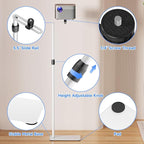 suptek Projector Stand Against Wall Hidden Stand, 360°Swivel, Height Adjustable, Mini Projector Mount Bracket, Compatible with Home Office Video Vlog DVR Camera, PR001FPW