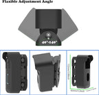 Blink Doorbell Mount, Angle Adjustable Mount for Blink Video Doorbell 2nd Gen (2025 release), Full Protection Mounting Bracket for Blink Doorbell Camera, Wider Viewing Range (Black)