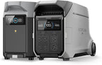 EF ECOFLOW 7696Wh Portable Power Station: DELTA Pro 3 with DELTA Pro Extra Battery, 120/240V 4000W AC Output, Solar Generator for Home Use, Camping, Emergencies, Power Outages, RVs