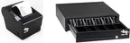 EOM-POS Heavy Duty Cash Register Drawer + Thermal Receipt Printer -for Windows Systems Only