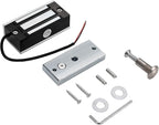 Electric Magnetic Lock 60KG 130LBS Holding Force Electromagnet Lock 12V Fail Safe NC Mode Single Door for Access Control System