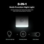 THIRDREALITY Multi-Function Night Light, Zigbee Repeater, 3-in-1 Combines a Motion Sensor, a Illumination Sensor and RGB Color Night Light, 1-100% Adjustable Brightness, Zigbee hub Required