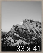 Frame It Easy 33 x 41 Rustic Gray Wood Frame (Derby)