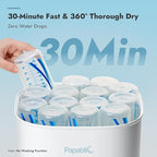 Papablic Bottle Sterilizer and Dryer Pro Max, 13 Bottles Extra-Large Capacity for Big Family, Electric Steam Bottle Sanitizer for Baby Bottles, Parts & Other Newborn Essentials