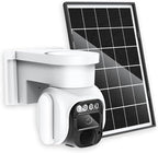 4G LTE Cellular Security Camera Wireless Outdoor，No Wifi Solar Powered Outside Camera , 2K Color Night Vision, PIR Motion Sensor, 360° Live View, 2-Way Audio, SIM Card $ SD Card Included, Free Trial