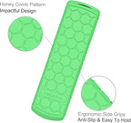 CaseBot Remote Case for Fire TV Stick HD/4K/4K Max (1st Gen)/Fire TV Stick (3rd Gen)/Lite - Anti-Slip Shockproof Silicone Cover for Alexa Voice Remote (2nd & 3rd Generation) (Green Glow in The Dark)