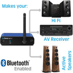 BLT-2 Hi-Fi Bluetooth 5.1 Audio Receiver – aptX HD/AAC, Audiophile TI DAC, Long-Range, RCA Output Plus Optical & Coaxial Digital Outs for Home Stereo