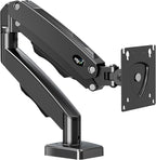 ELG Full Motion Swivel Single Monitor Desk Mount Stand: Empower Your Workspace with Unmatched Flexibility for 17” to 35'' Displays (4.4lbs to 19.8lbs Load) - F80N Model in Striking Black