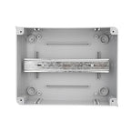 MOLLOM 12 Way Circuit Breaker MCB Distribution Protection Box with DIN Rail, IP65 Waterproof,for Indoor and Outdoor