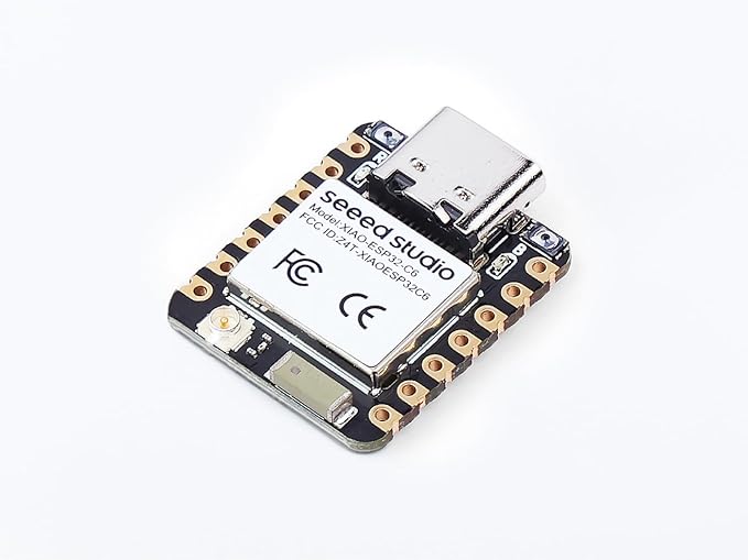 Seeed Studio XIAO ESP32C6-2.4 GHz WiFi 6, Bluetooth 5.3, Zigbee, Thread (802.15.4), ESP Rain Maker, AWS IoT, Support Microsoft Azure, Smart Home
