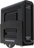 HumanCentric Cable Box and Modem Mount, Adjustable Wall Mount for Small and Wide Devices, Cable Boxes, Modems, DVD Players, Streaming Media Devices, Mount on The Wall Behind TV, Hardware Included