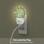 sndheke Strawberry Frogs with Daisies Flowers Night Light Plug into Wall,Cute Childish Frog Dusk to Dawn Night Light Plug in,0.5w Energy Saving NightLight for Kids Boys Girls Home Decor