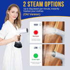 Rolipo Steamer for Clothes 1350W, Clothes Steamer for Home, Office, Travel, Upgraded 400ML Large Capacity Water Tank, Wrinkle Remover